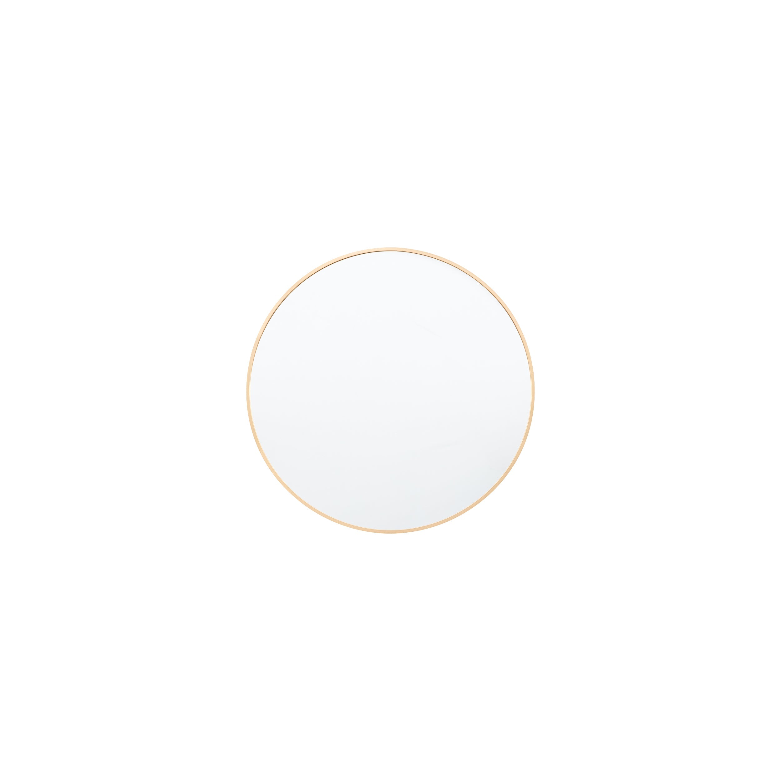 Amos Gold round delicate frame mirror