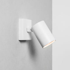 Astro Ascoli Single Textured White Interior Spotlight