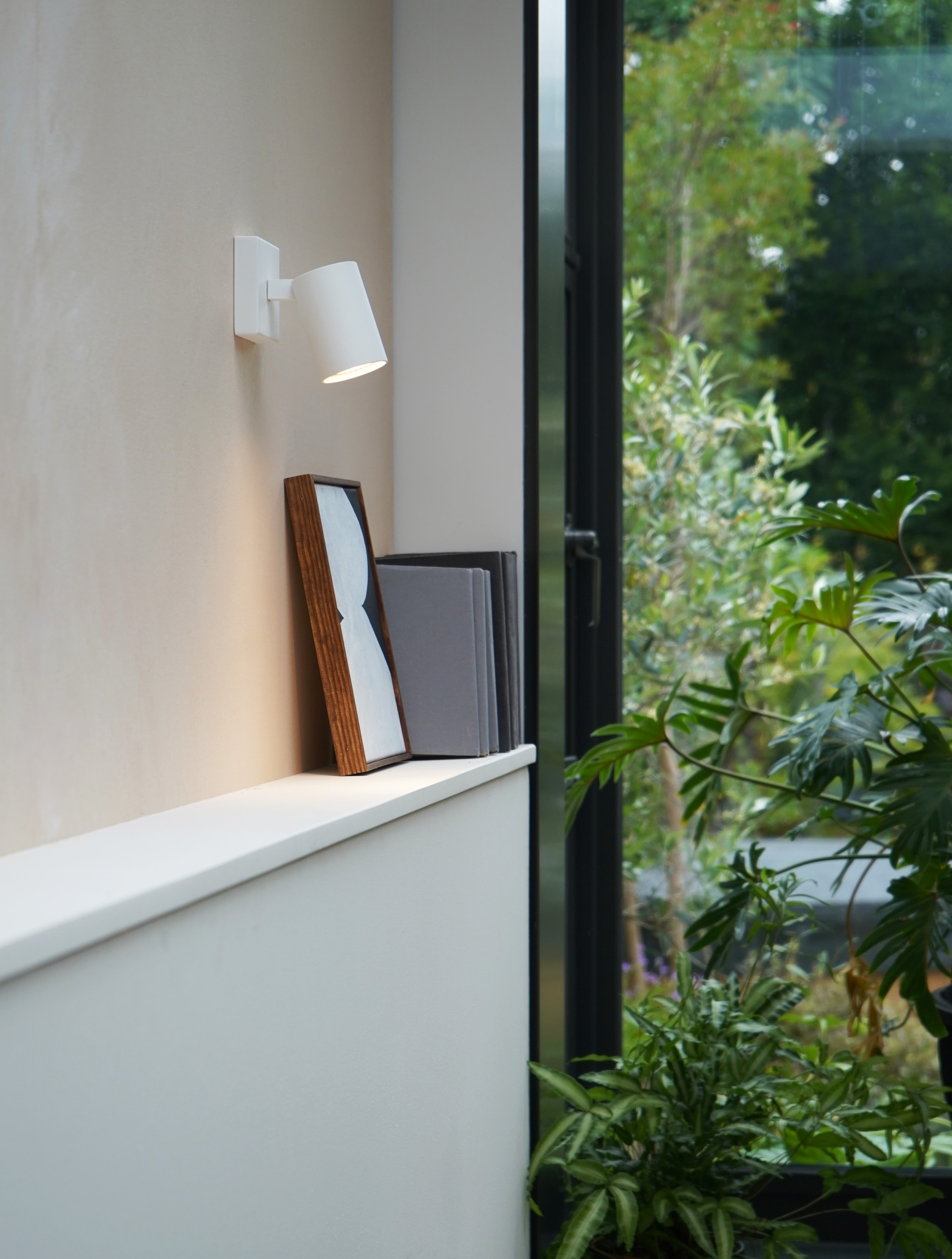 Astro Ascoli Single Textured White Interior Spotlight