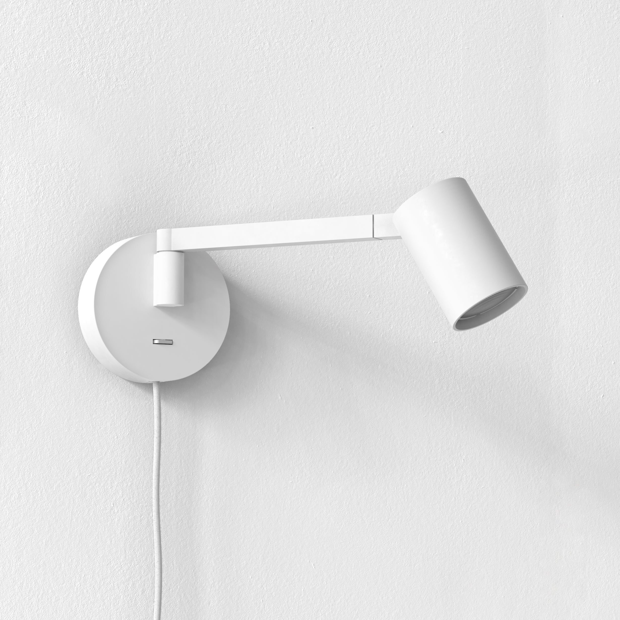 Astro Ascoli Swing Plug In Matt White Interior Reading Light