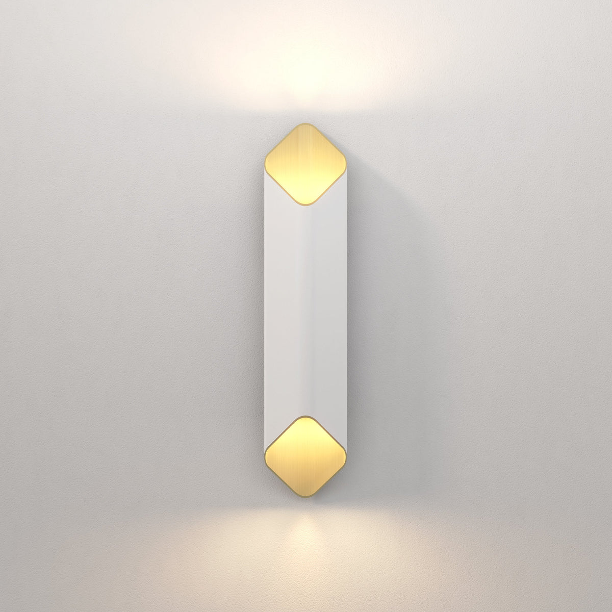Astro Ako 600 Phase Matt White/Gold Interior Wall Light