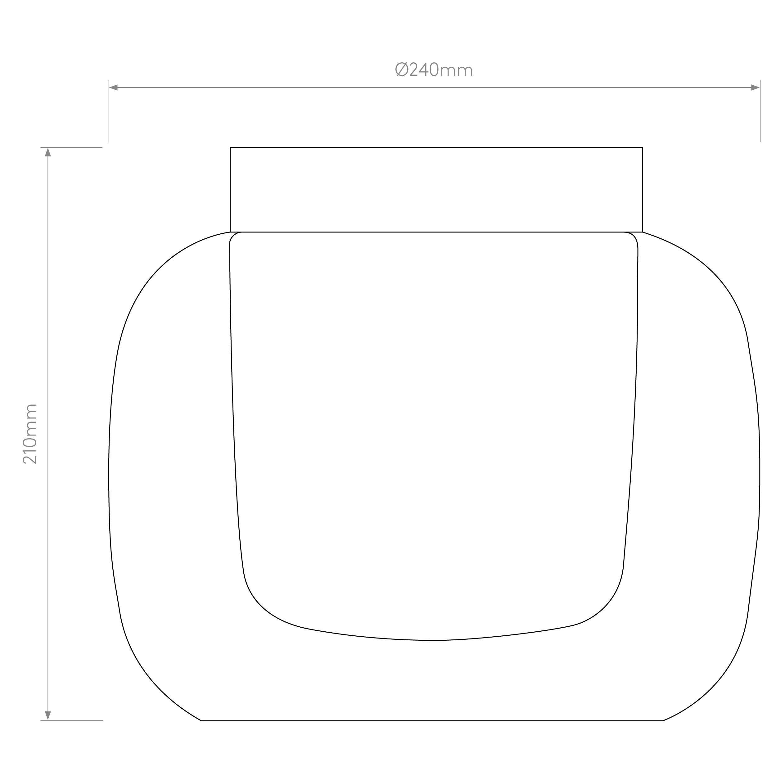 Astro Aquina Ceiling 240 Matt Black Bathroom Ceiling Light