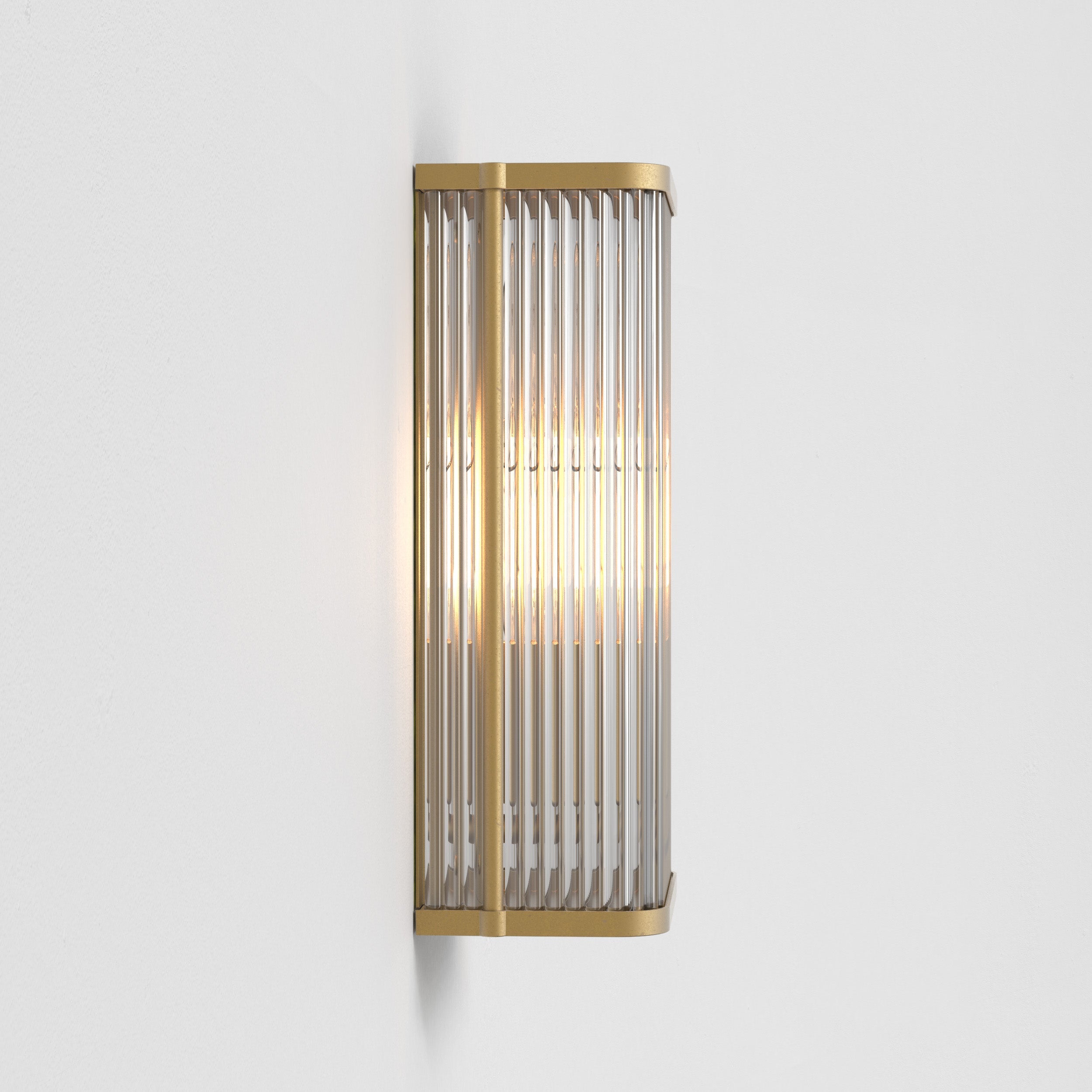 Astro Avignon Square 300 Antique Brass Interior Wall Light