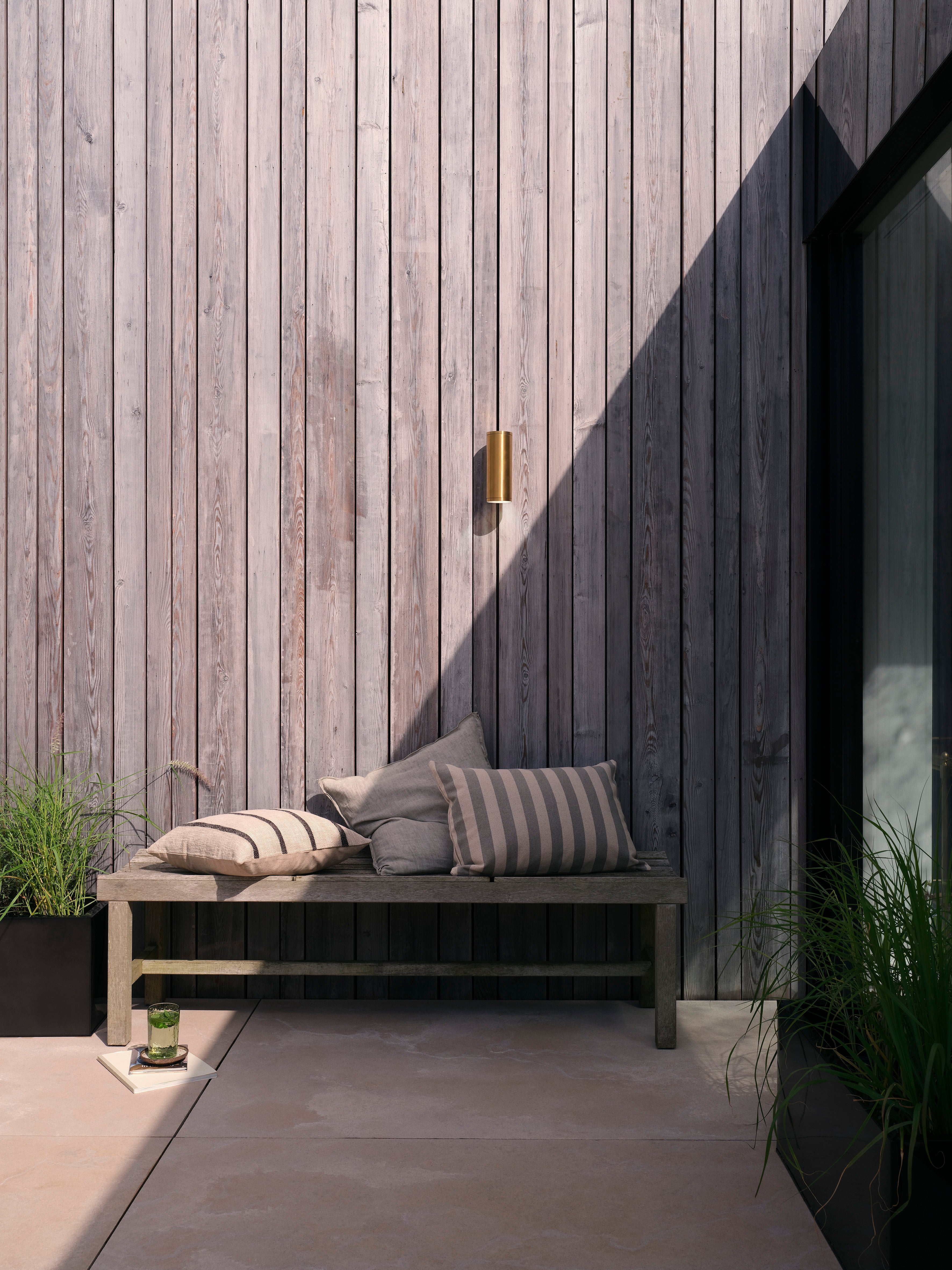 Astro Ava 200 PVD Brushed Brass Coastal Wall Light