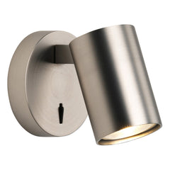 Astro Ascoli Single Switched Matt Nickel Interior Reading Light