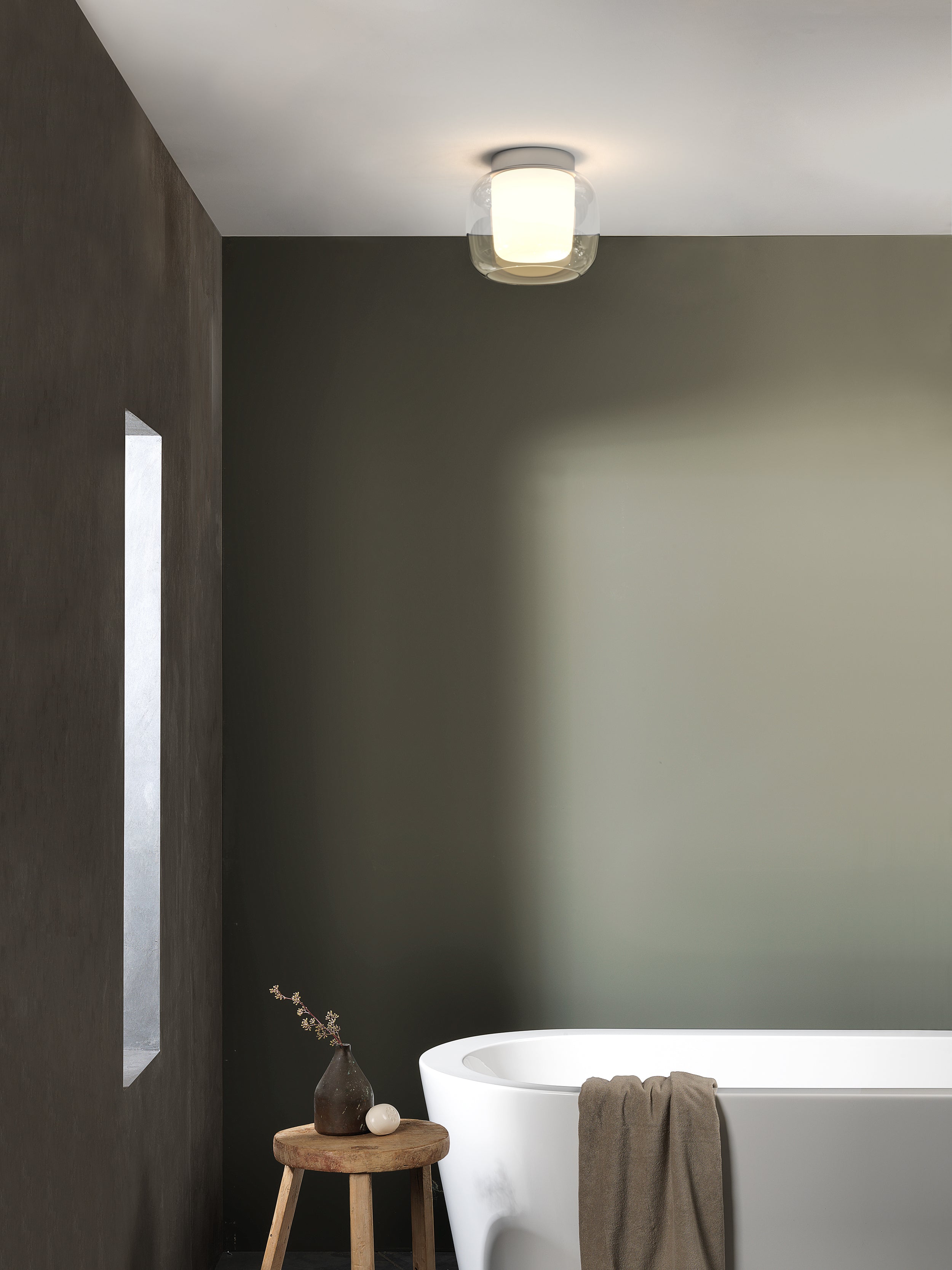 Astro Aquina Ceiling 240 Polished Chrome Bathroom Ceiling Light