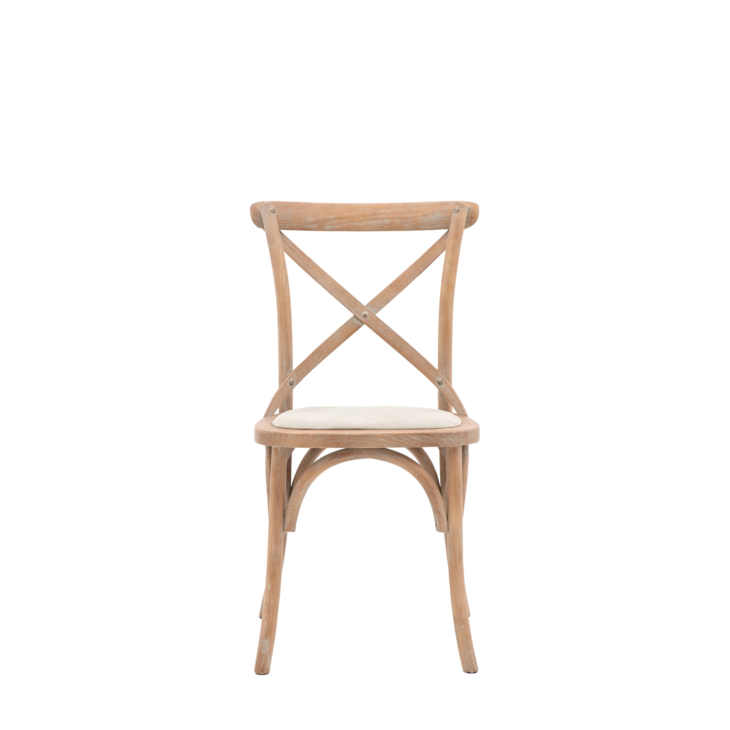 Amos Cafe Chair Natural Linen (2pk)