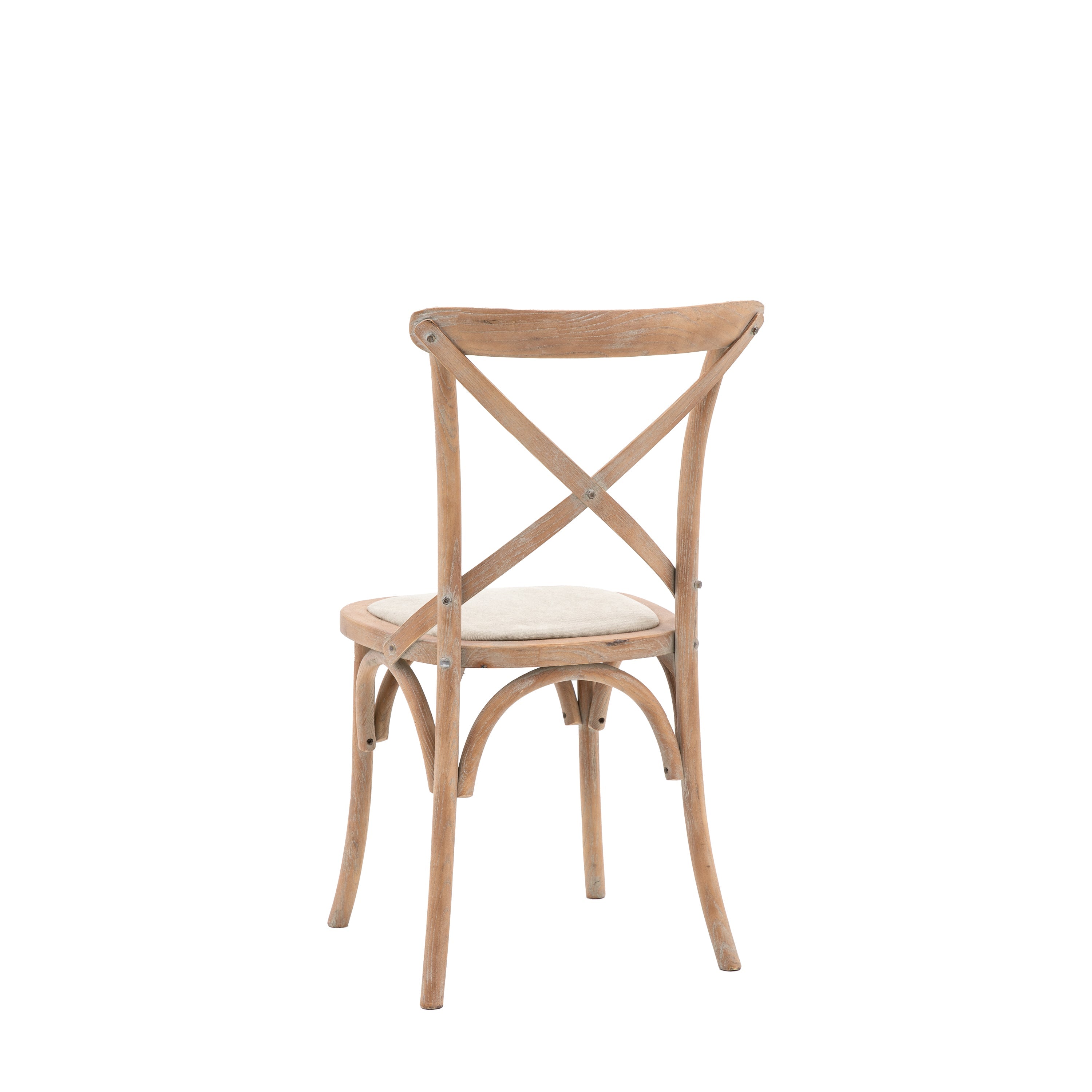 Amos Cafe Chair Natural Linen (2pk)