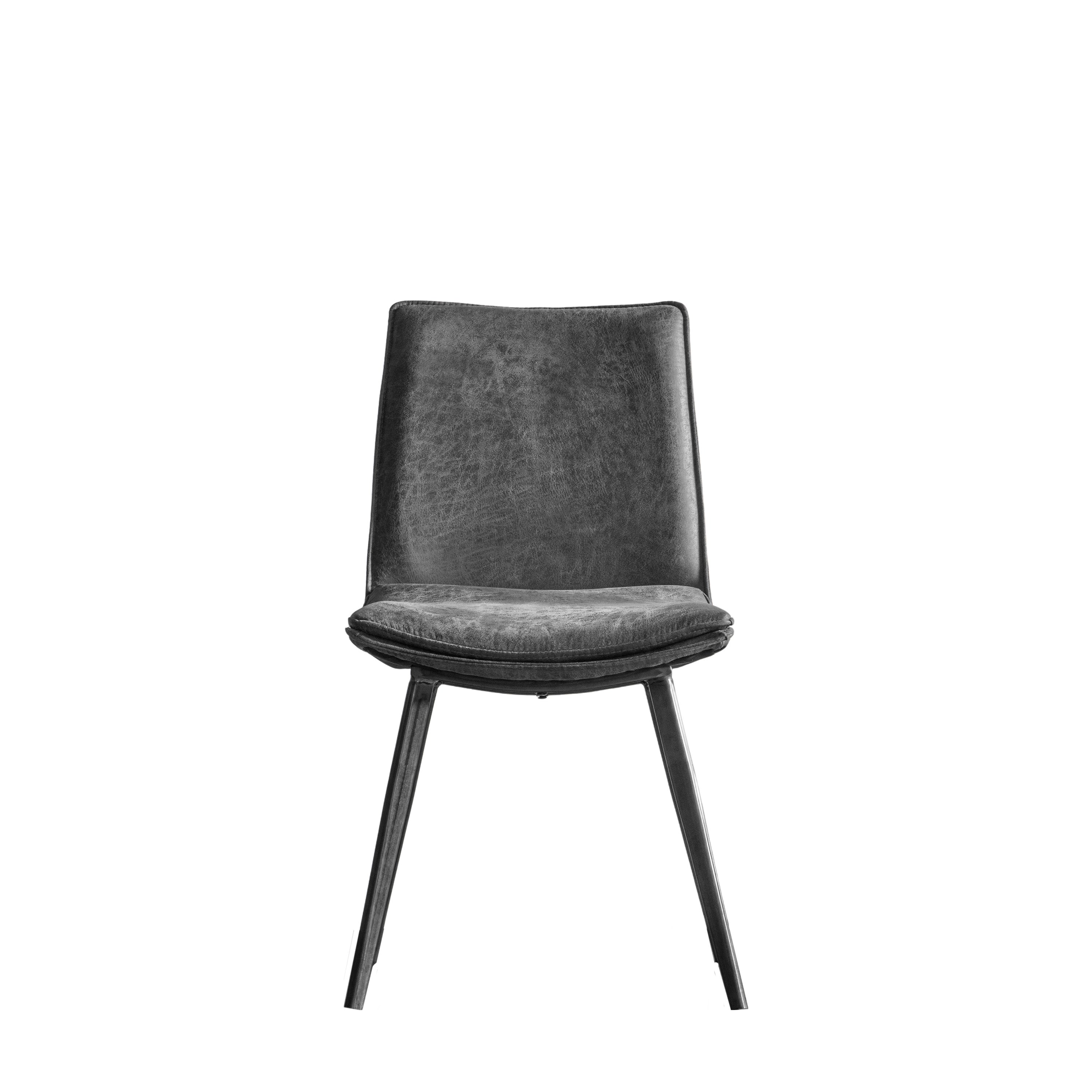 Amos Hinks Chair Grey (2pk)