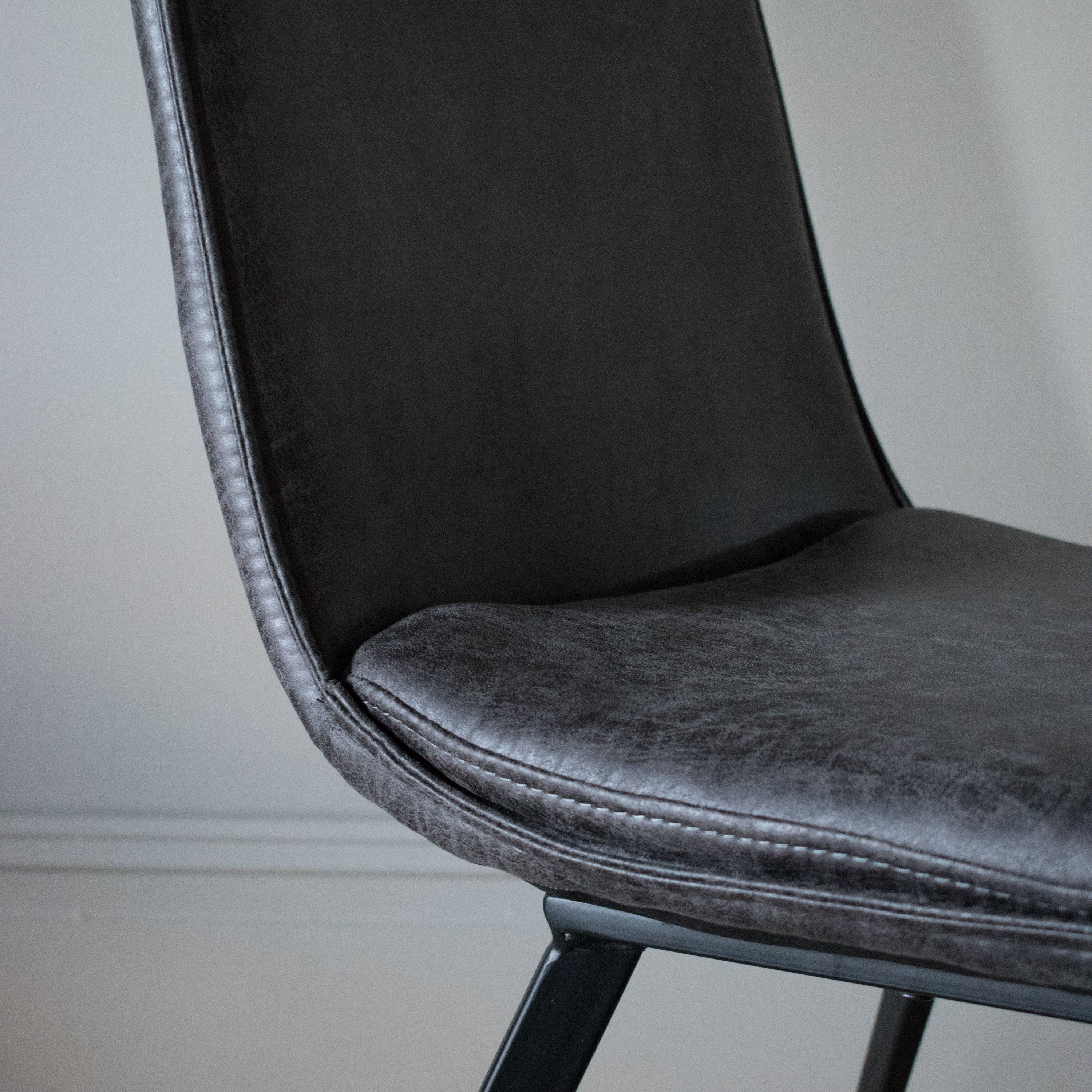 Amos Hinks Chair Grey (2pk)