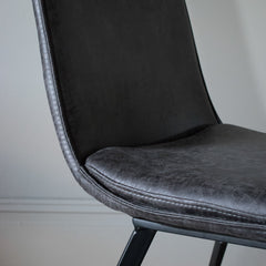 Amos Hinks Chair Grey (2pk)