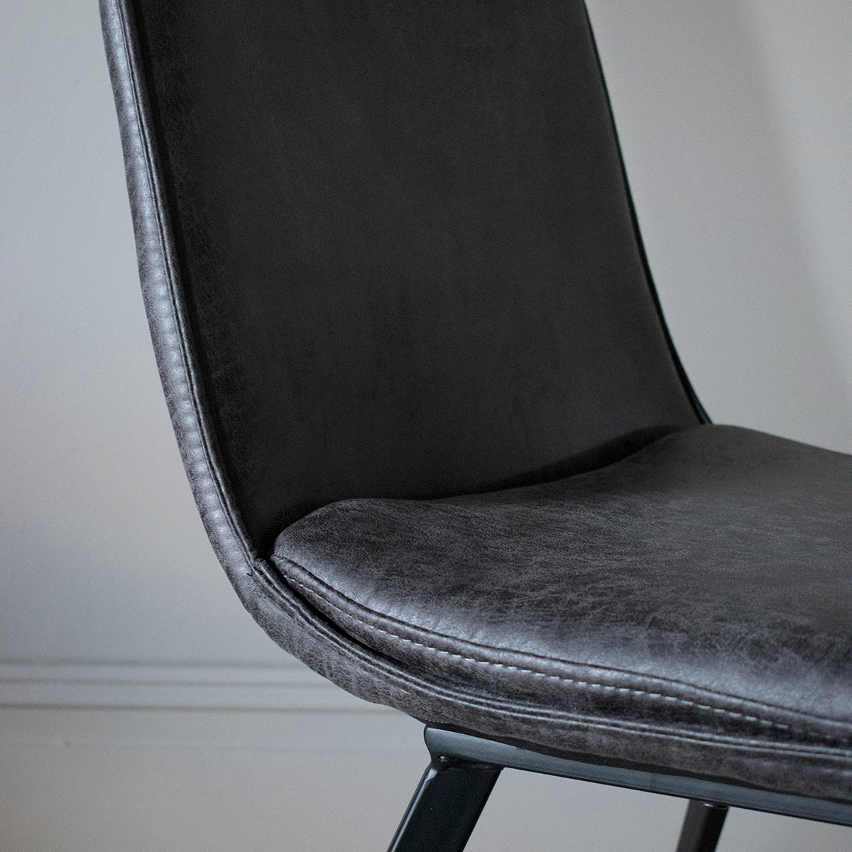 Amos Hinks Chair Grey (2pk)