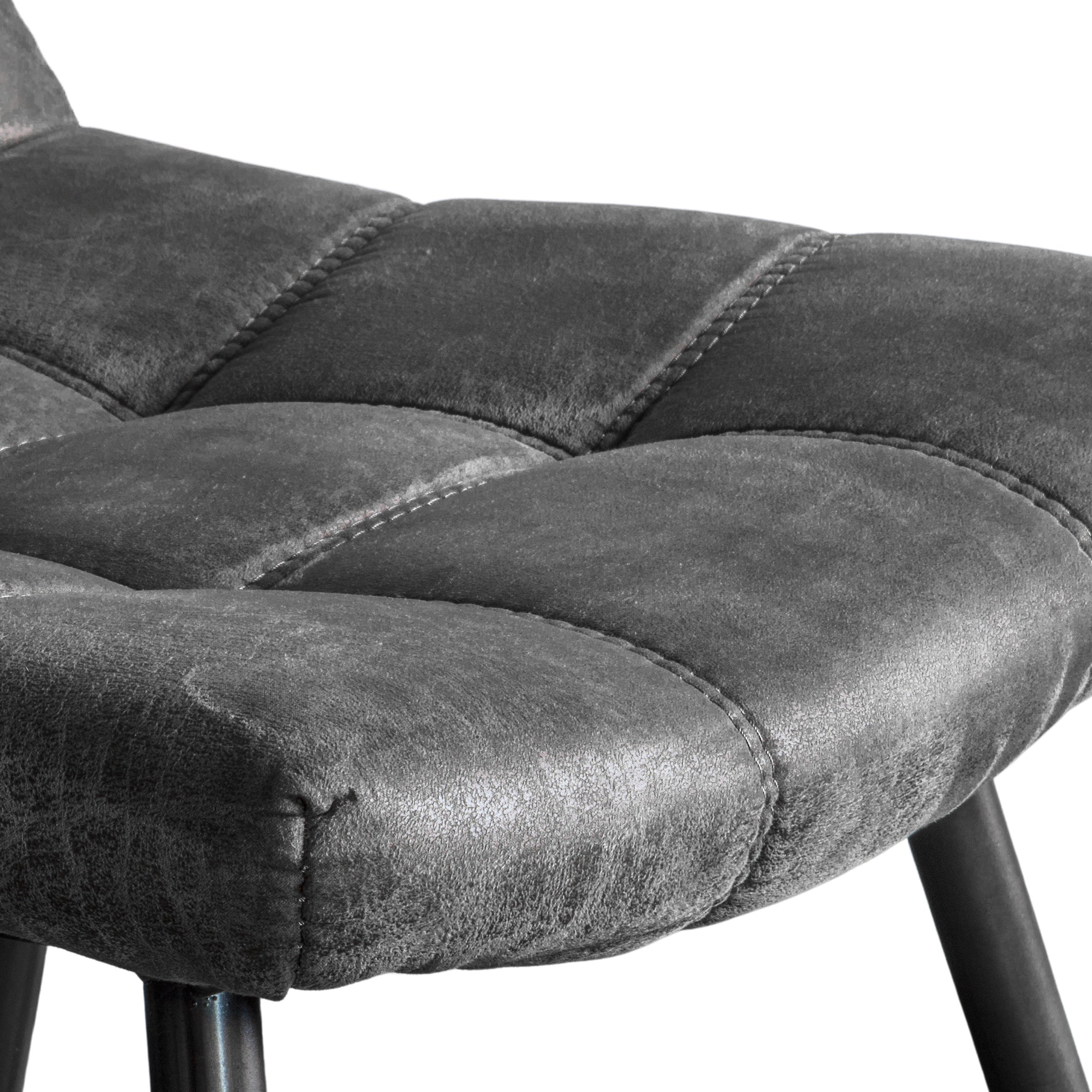 Amos Darwin Grey Chair (2pk)