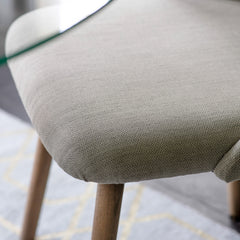 Amos Elliot Dining Chair Neutral (2pk)