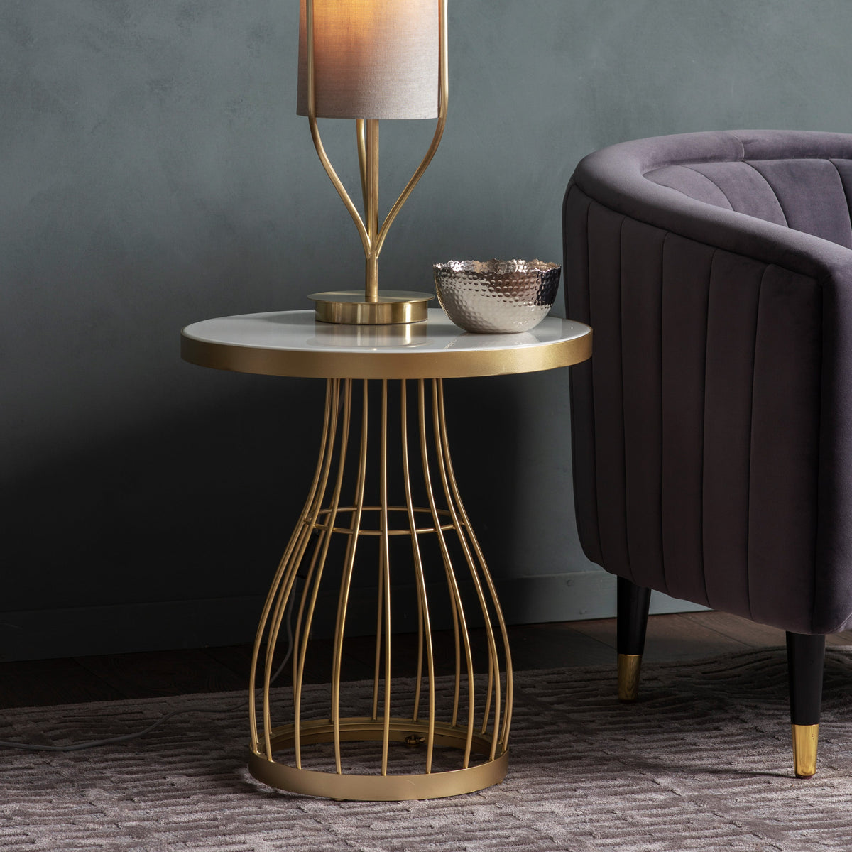 Amos Southgate Side Table Champagne