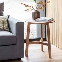 Amos Madrid Round Side Table