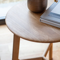 Amos Madrid Round Side Table