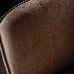 Amos Tarnby Chair Brown Leather (2pk)