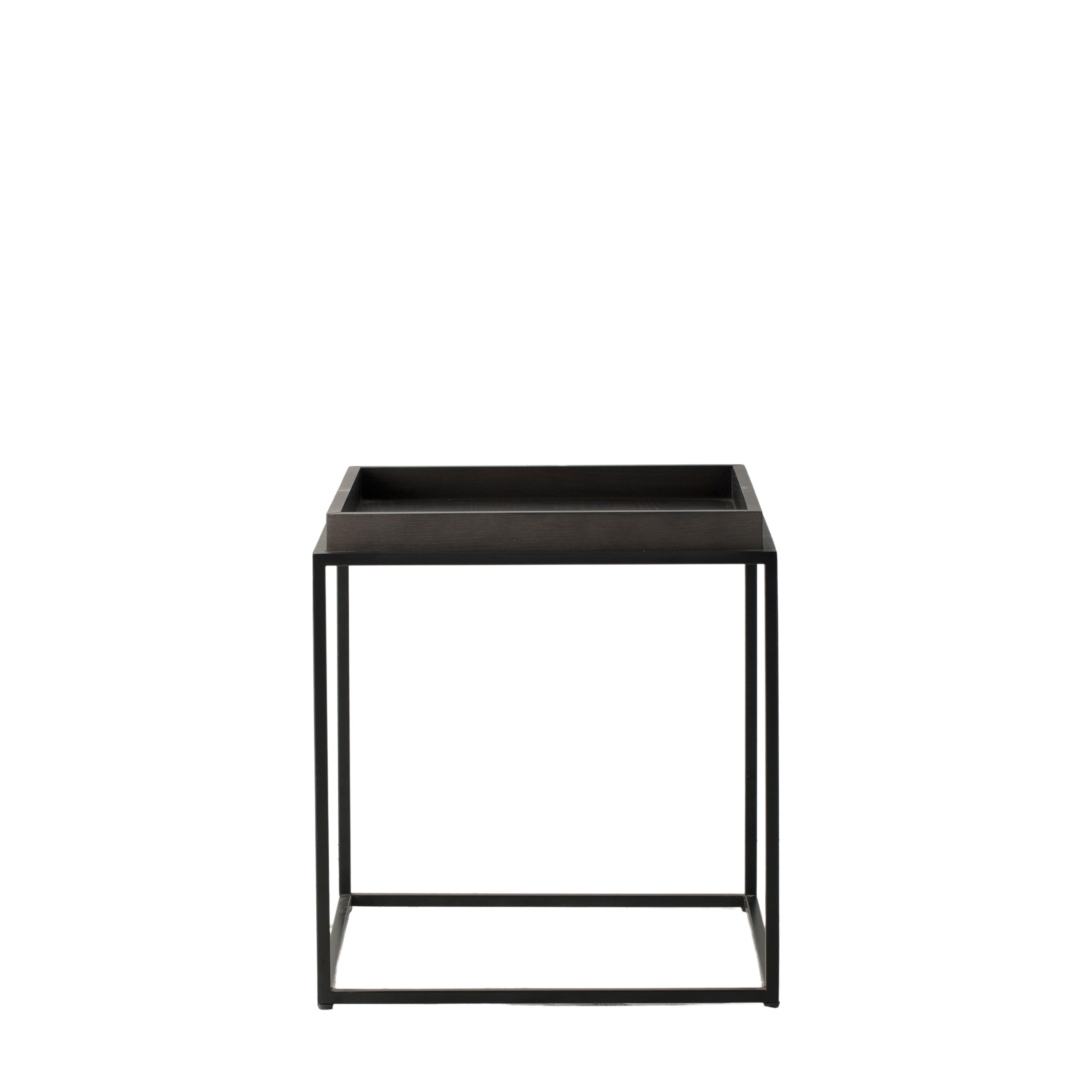 Amos Forden Tray Side Table Black