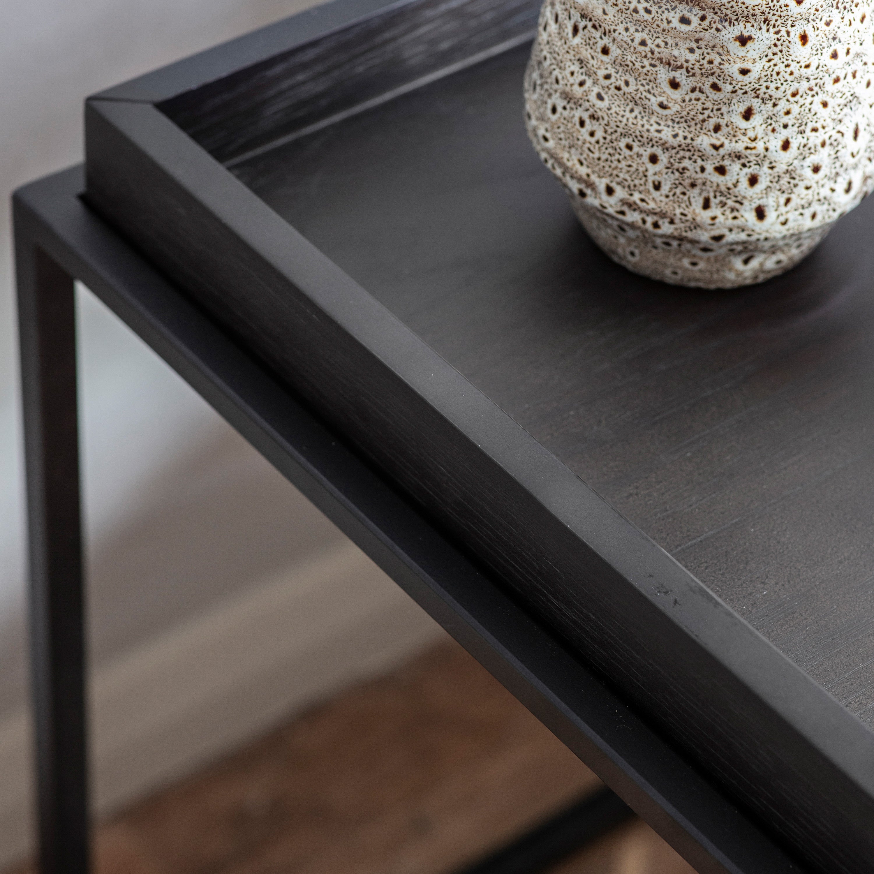 Amos Forden Tray Side Table Black