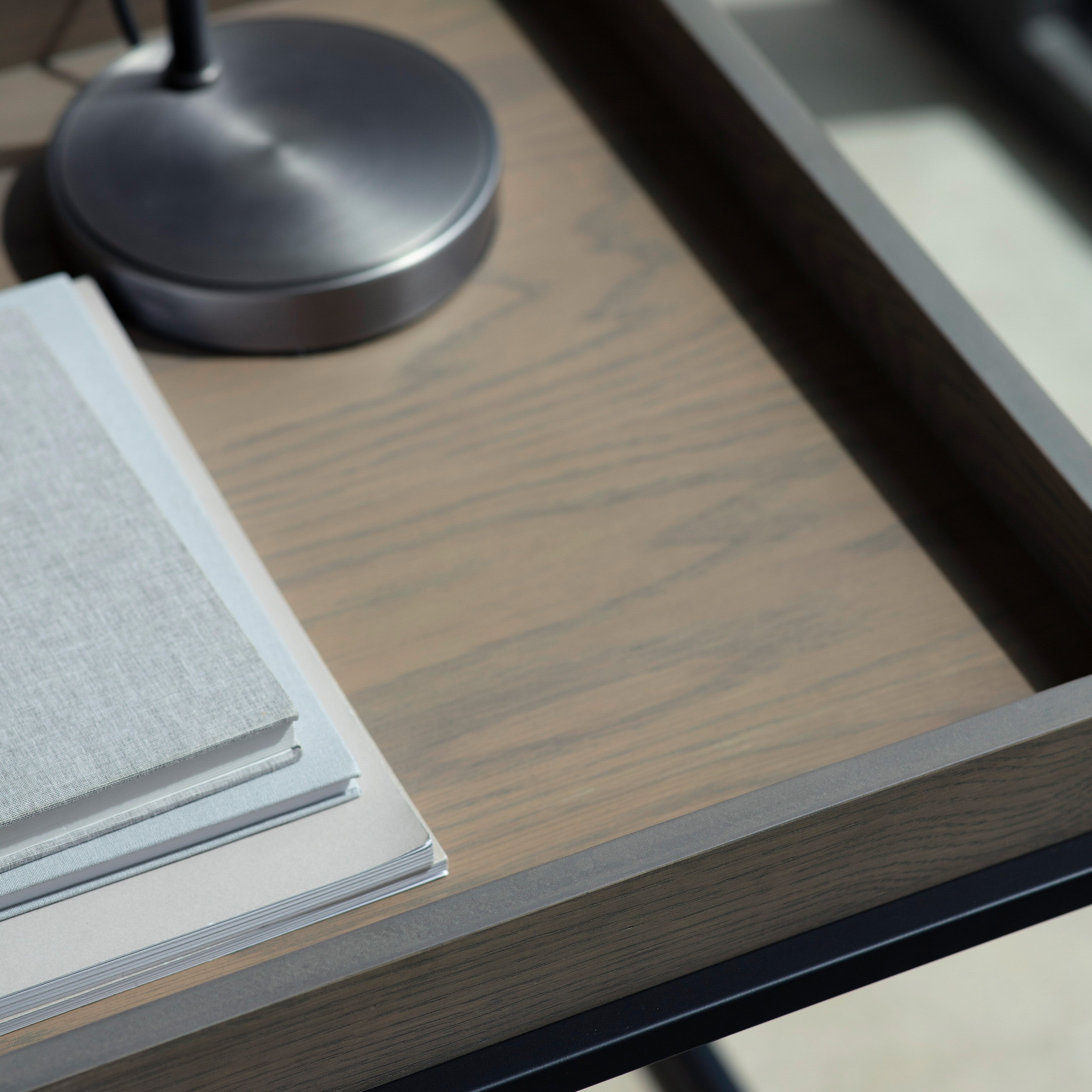Amos Forden Tray Side Table Grey