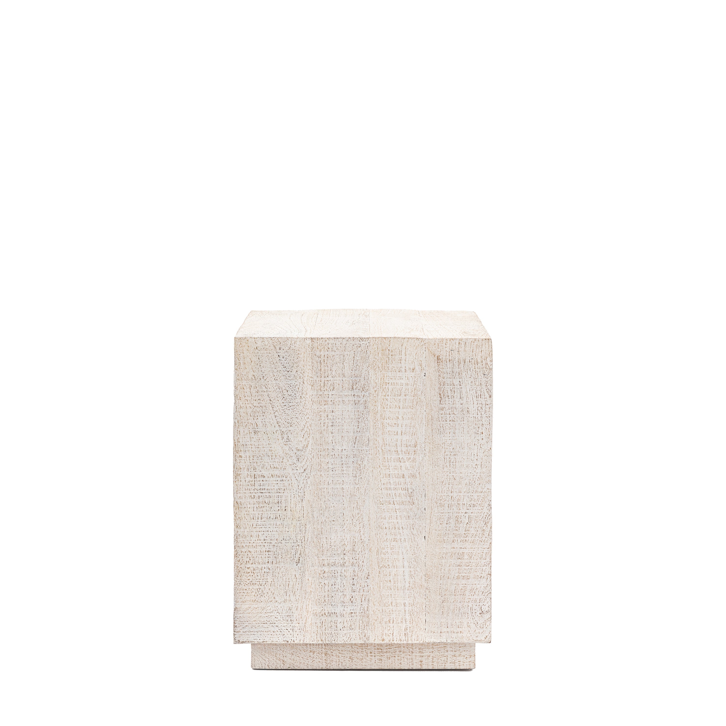 Amos Iowa Side Table Whitewash