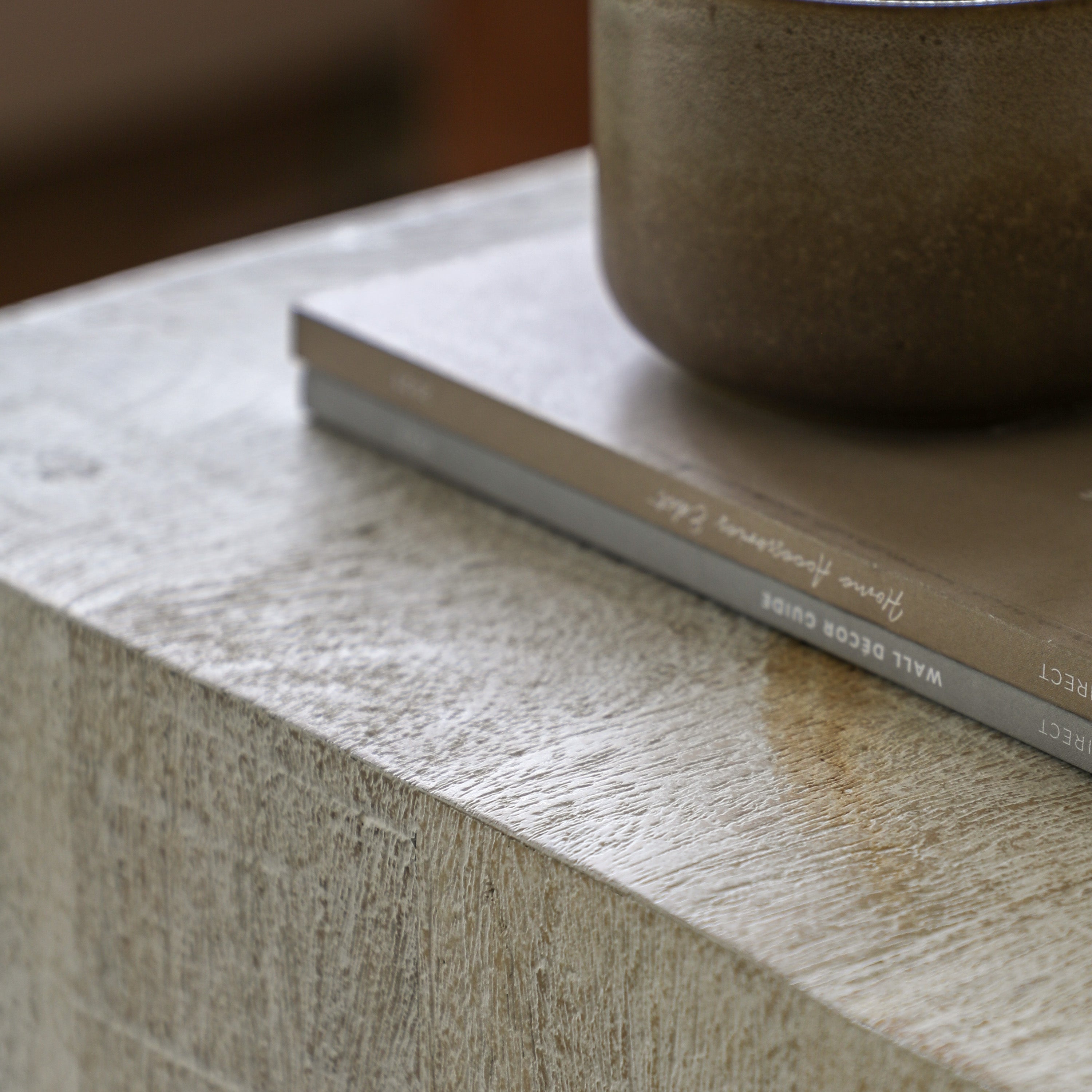 Amos Iowa Side Table Whitewash