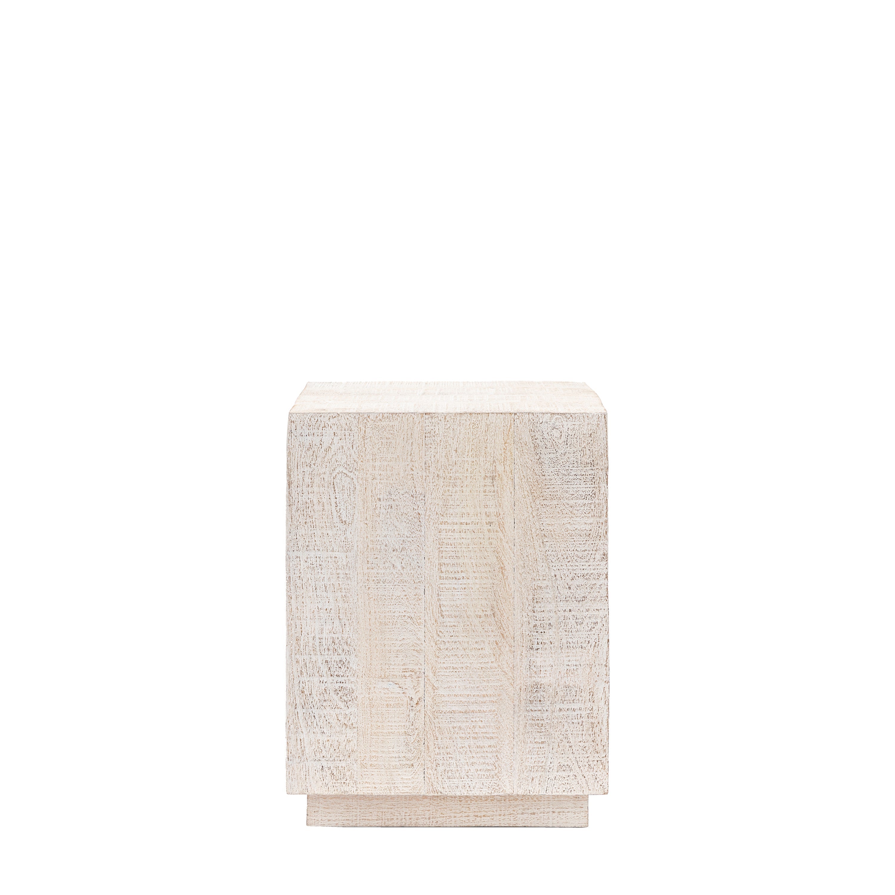 Amos Iowa Side Table Whitewash