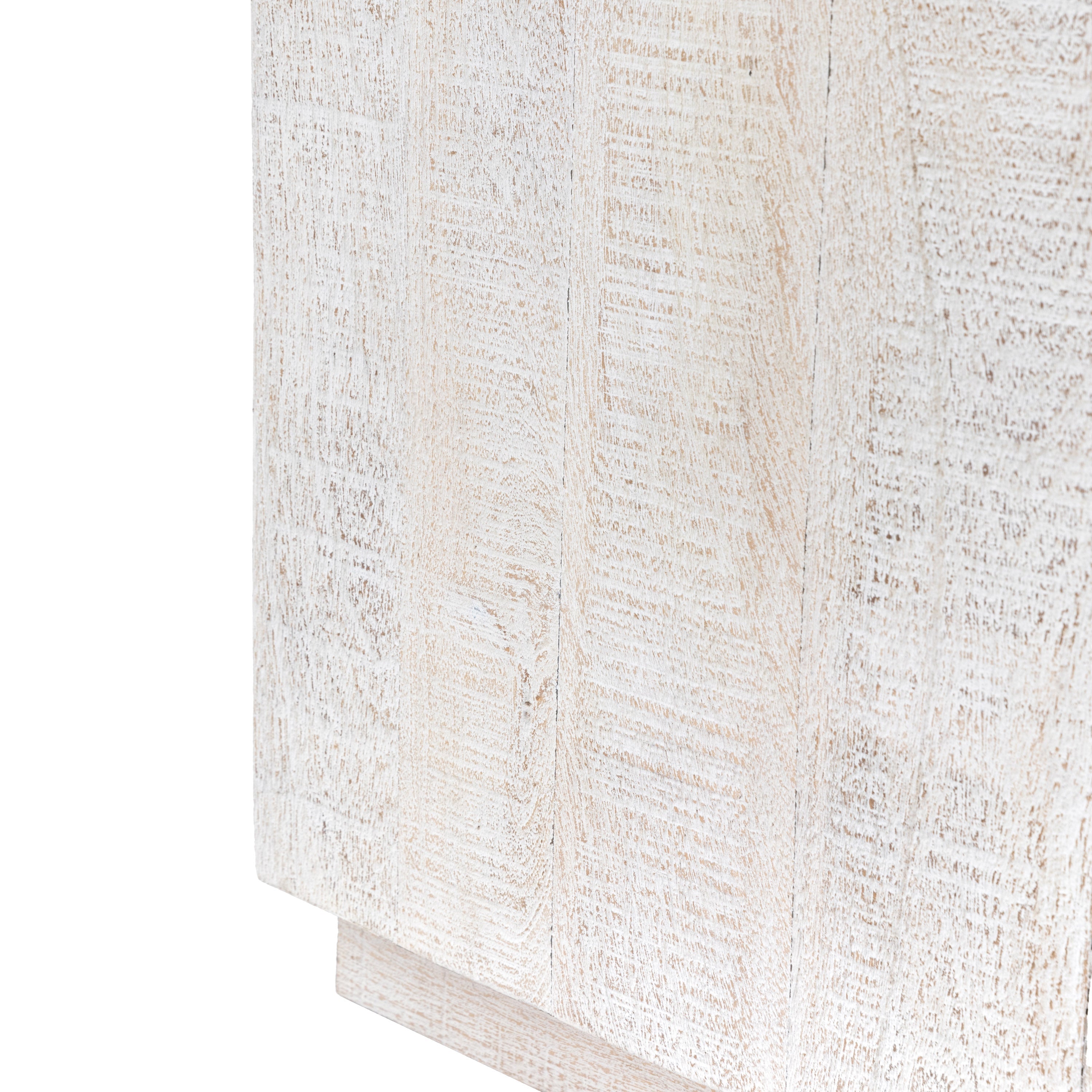Amos Iowa Side Table Whitewash