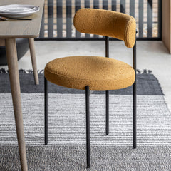 Amos Aveley Dining Chair Ochre (2pk)