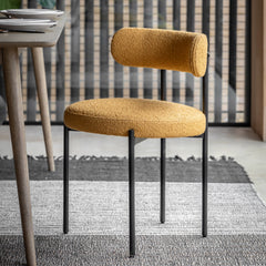 Amos Aveley Dining Chair Ochre (2pk)