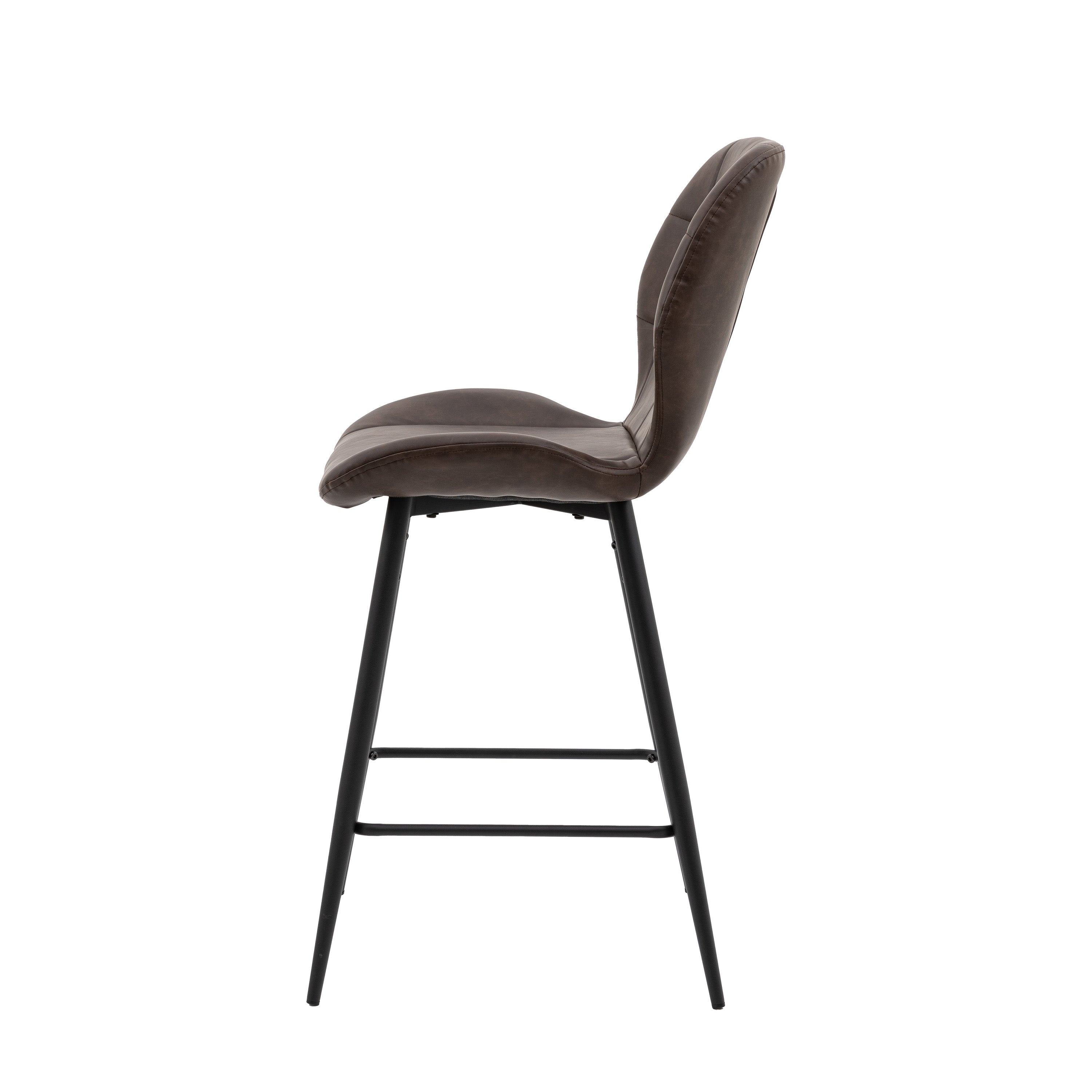 Amos Manford Stool Brown (2pk)