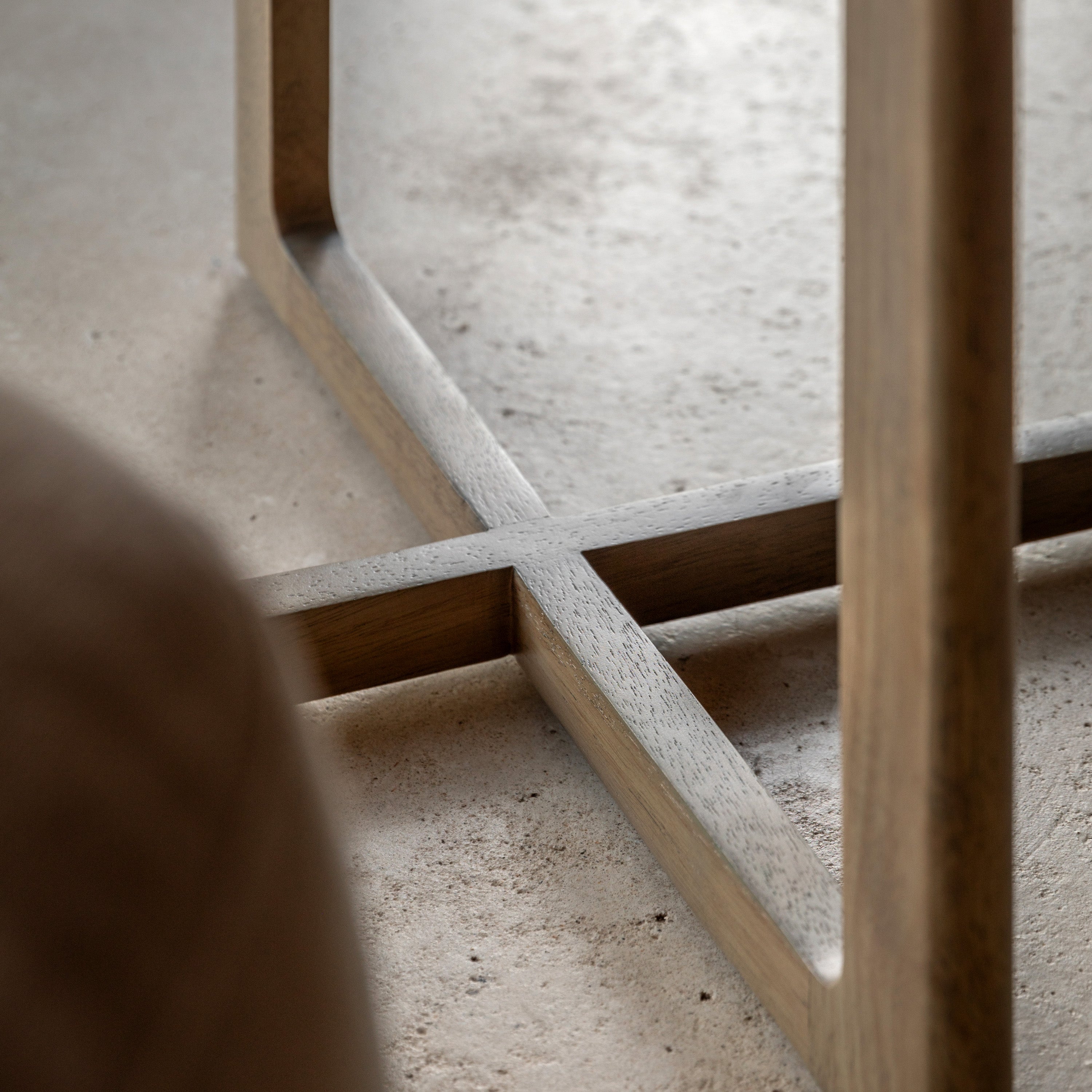 Amos Panelled Side Table