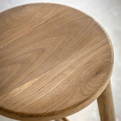 Amos Hatfield Stool Natural