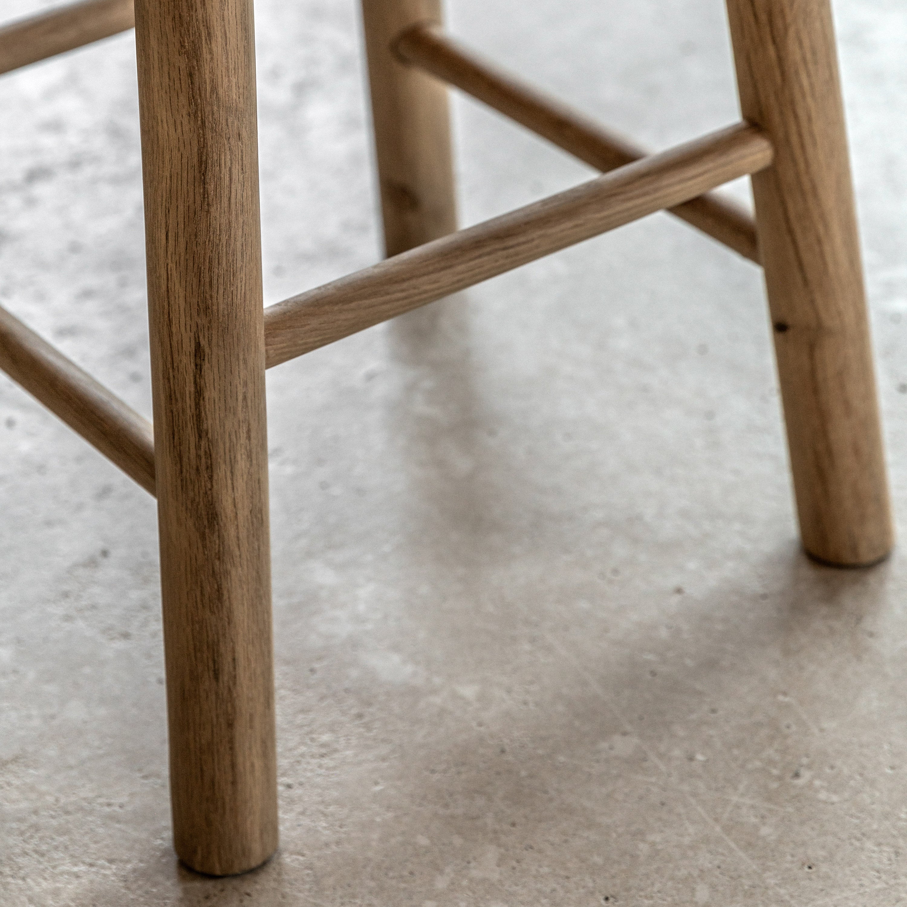 Amos Hatfield Stool Natural