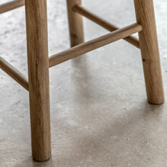 Amos Hatfield Stool Natural