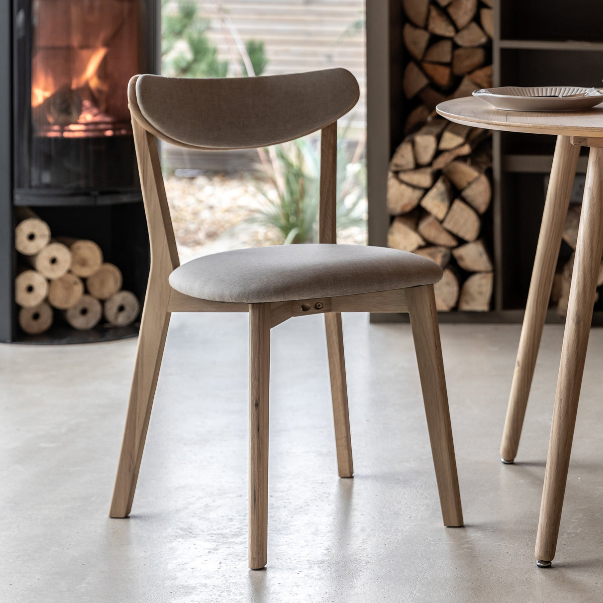 Amos Hatfield Dining Chair Natural (2pk)