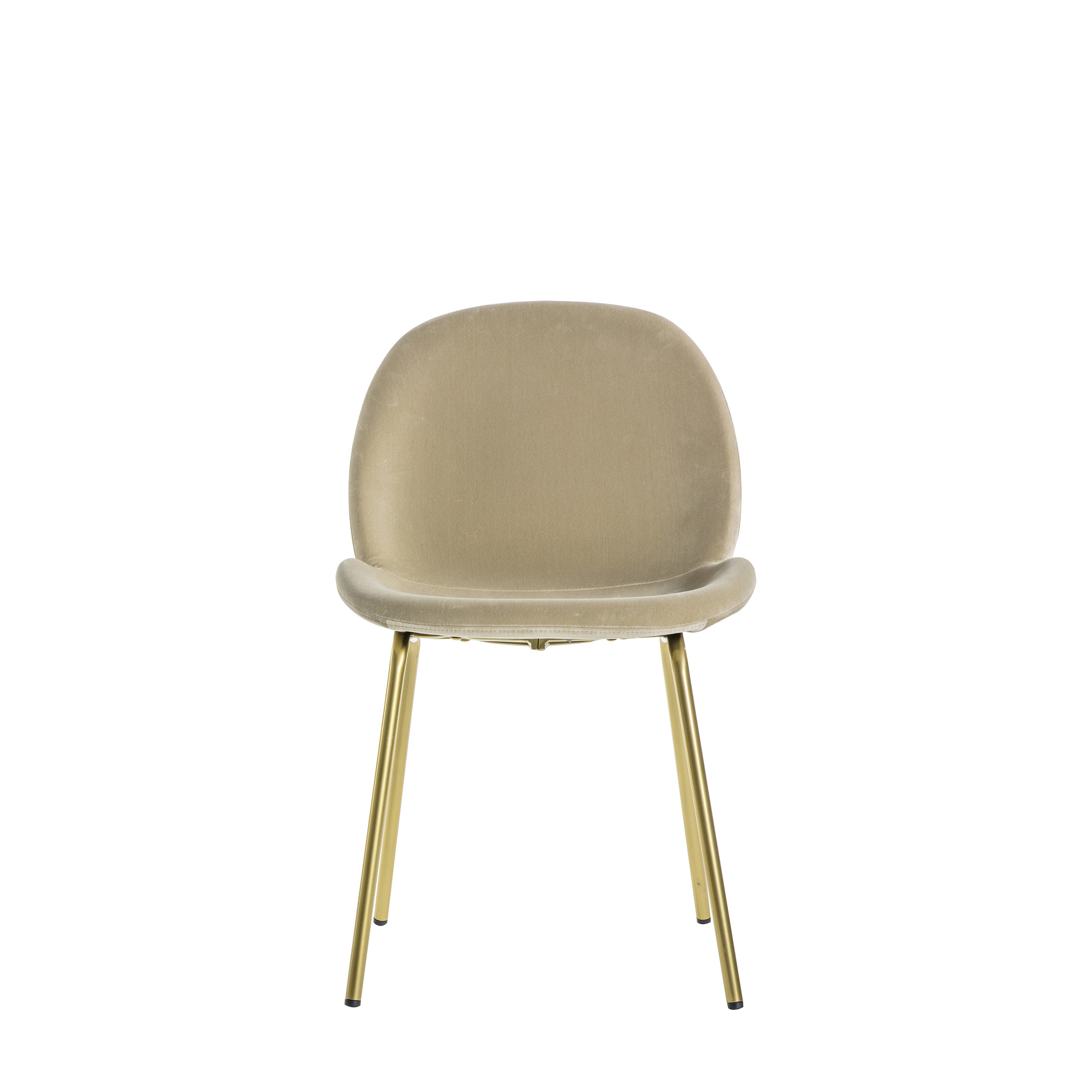 Amos Flanagan Chair Oatmeal Velvet (2pk)