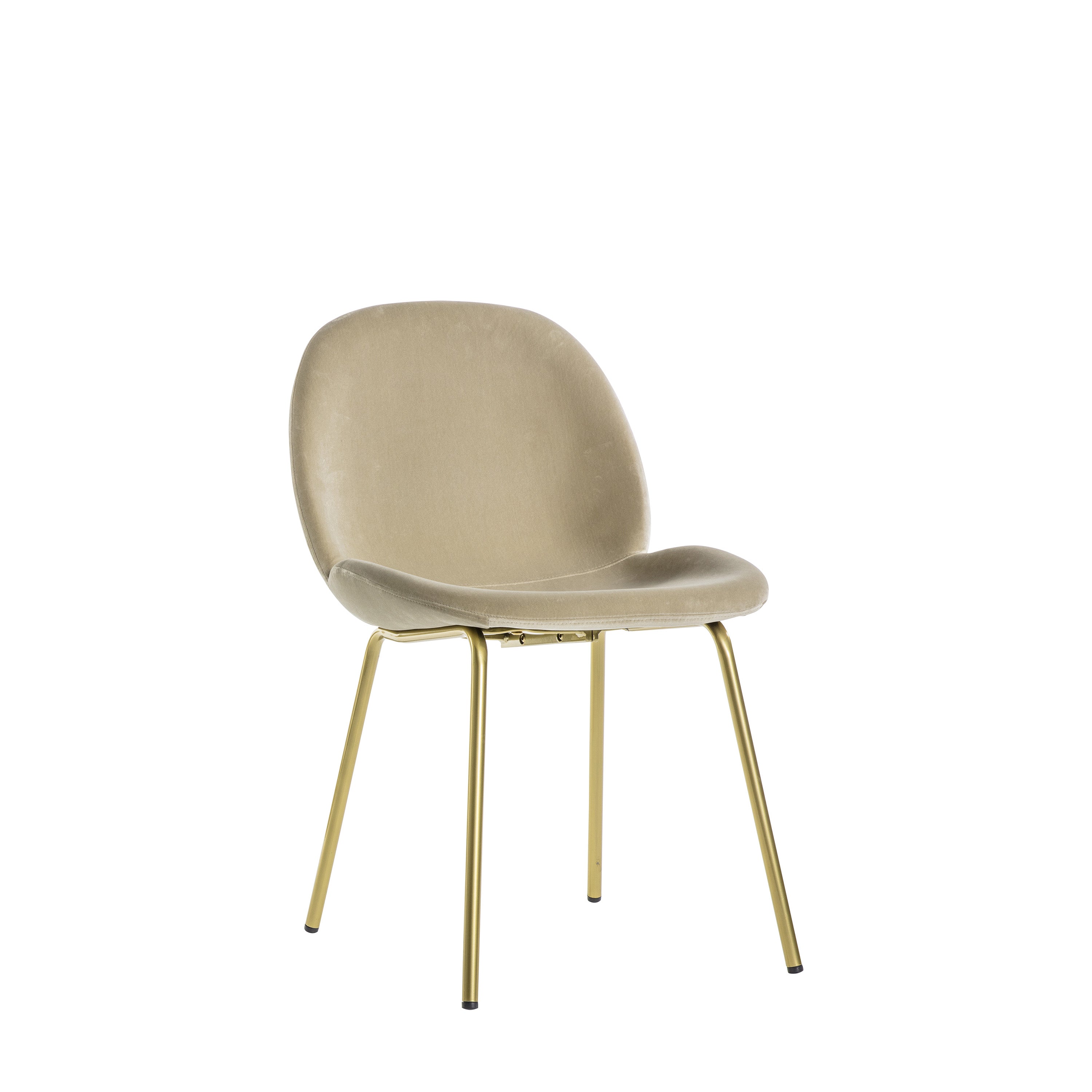 Amos Flanagan Chair Oatmeal Velvet (2pk)