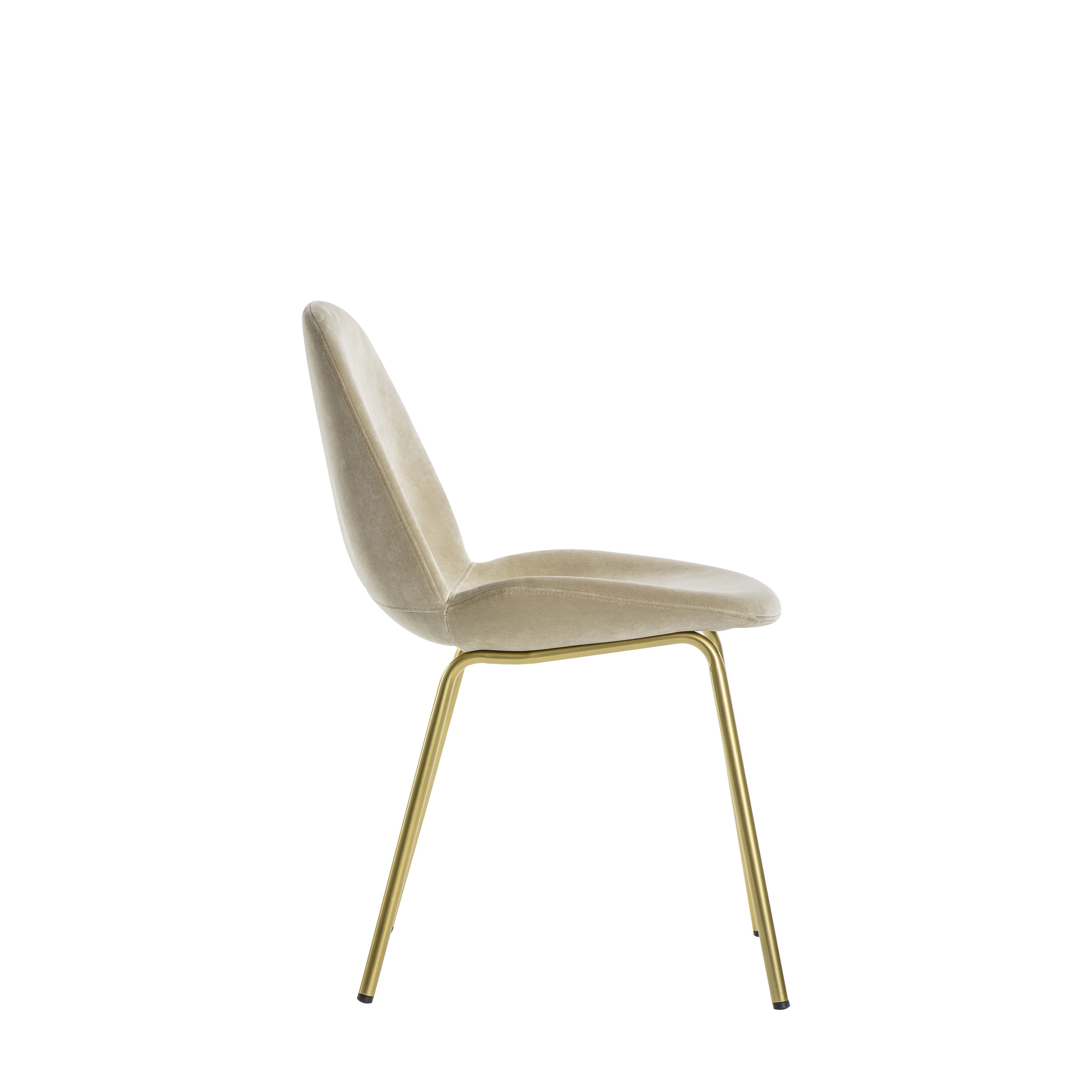 Amos Flanagan Chair Oatmeal Velvet (2pk)
