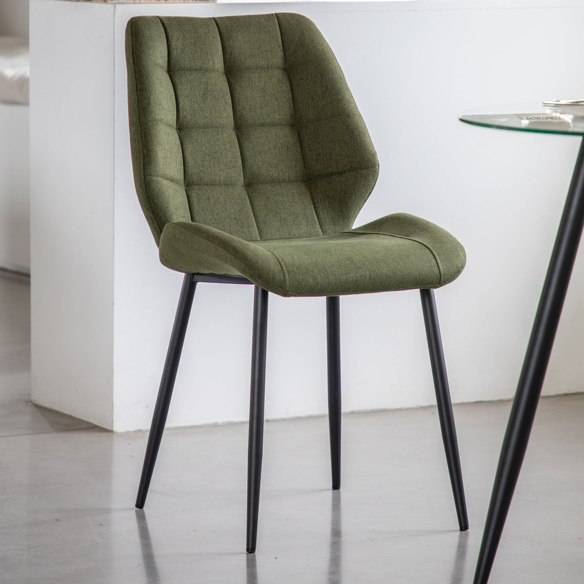 Amos Manford Dining Chair Bottle Green (2pk)