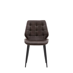 Amos Manford Dining Chair Brown (2pk)