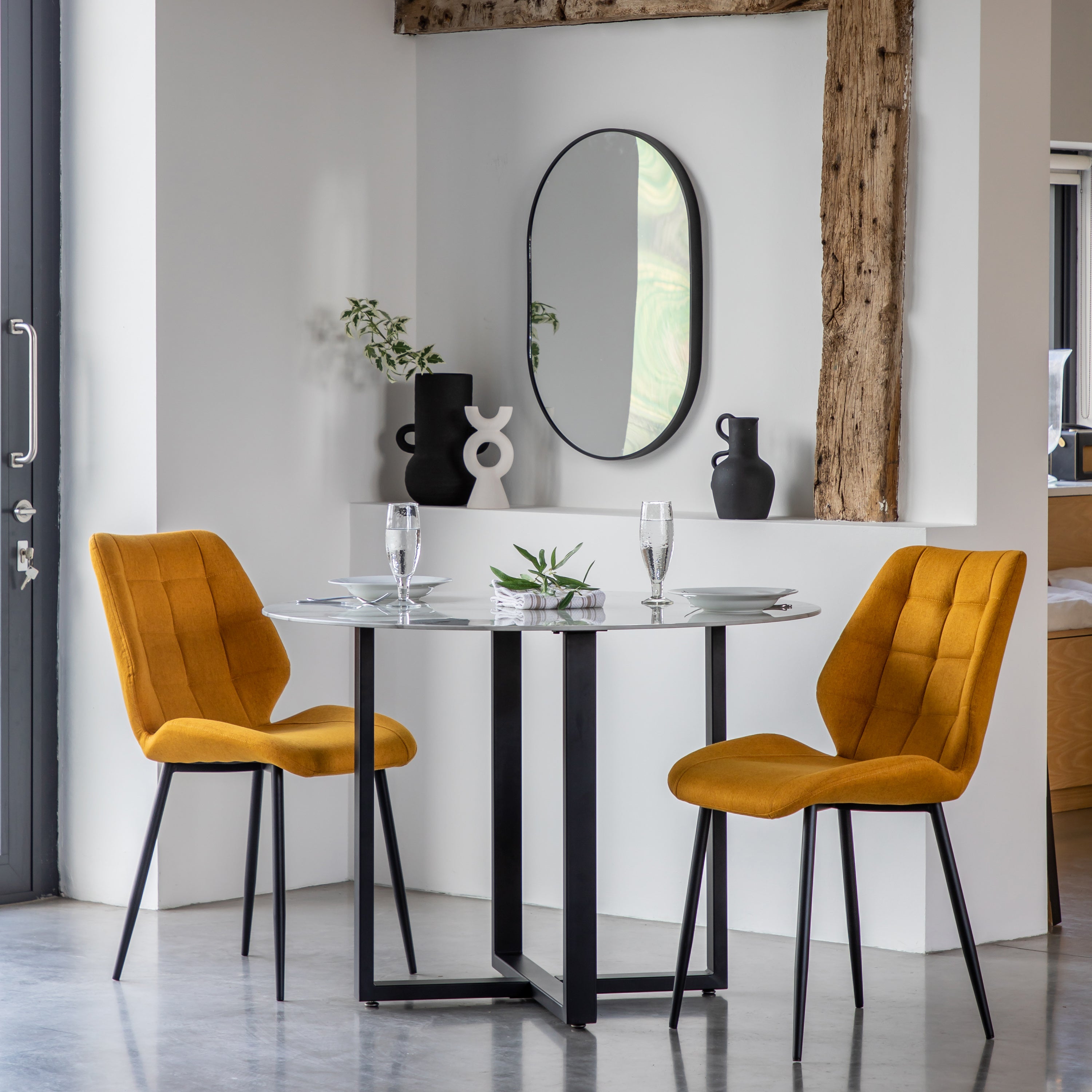 Amos Manford Dining Chair Saffron (2pk)