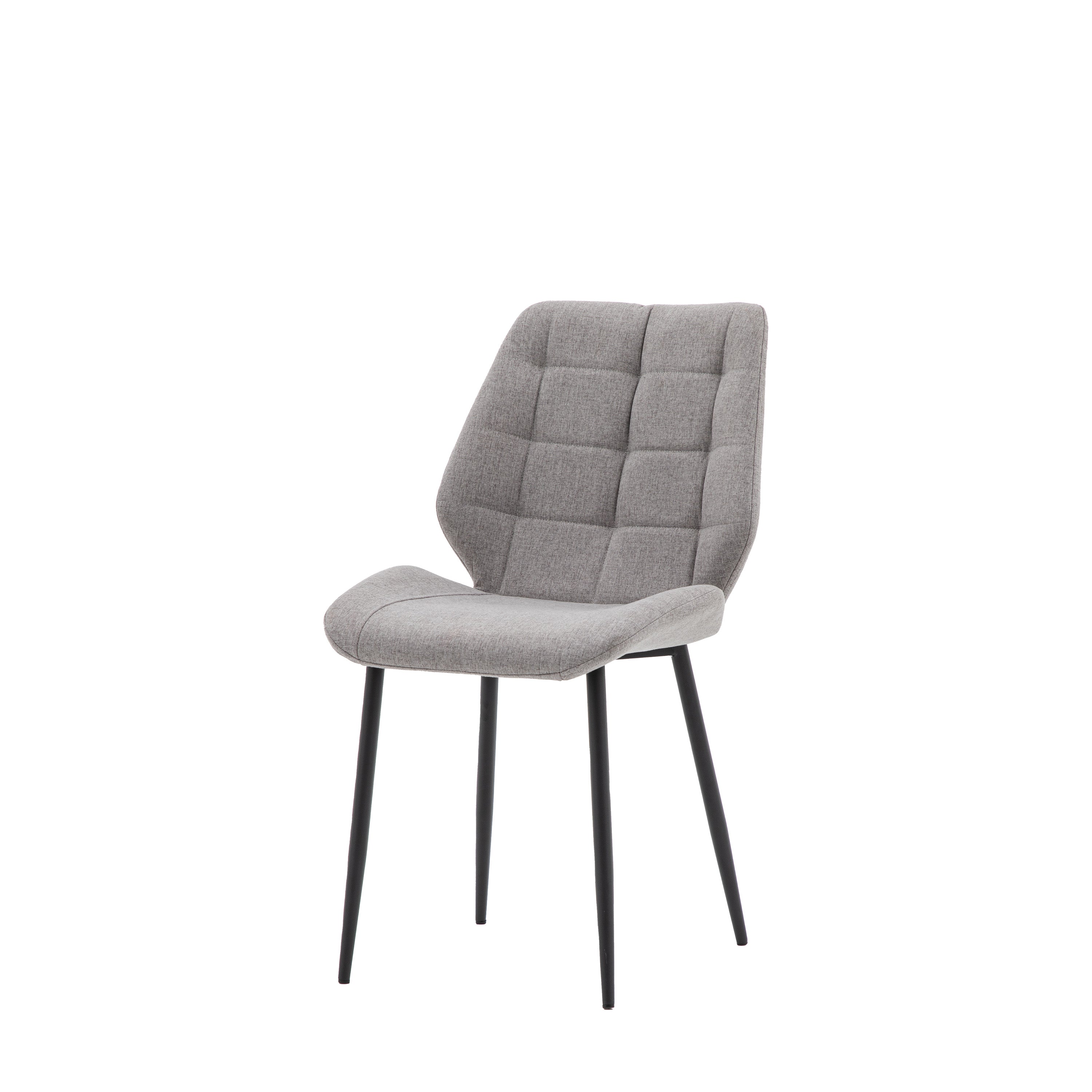 Amos Manford Dining Chair Light Grey (2pk)