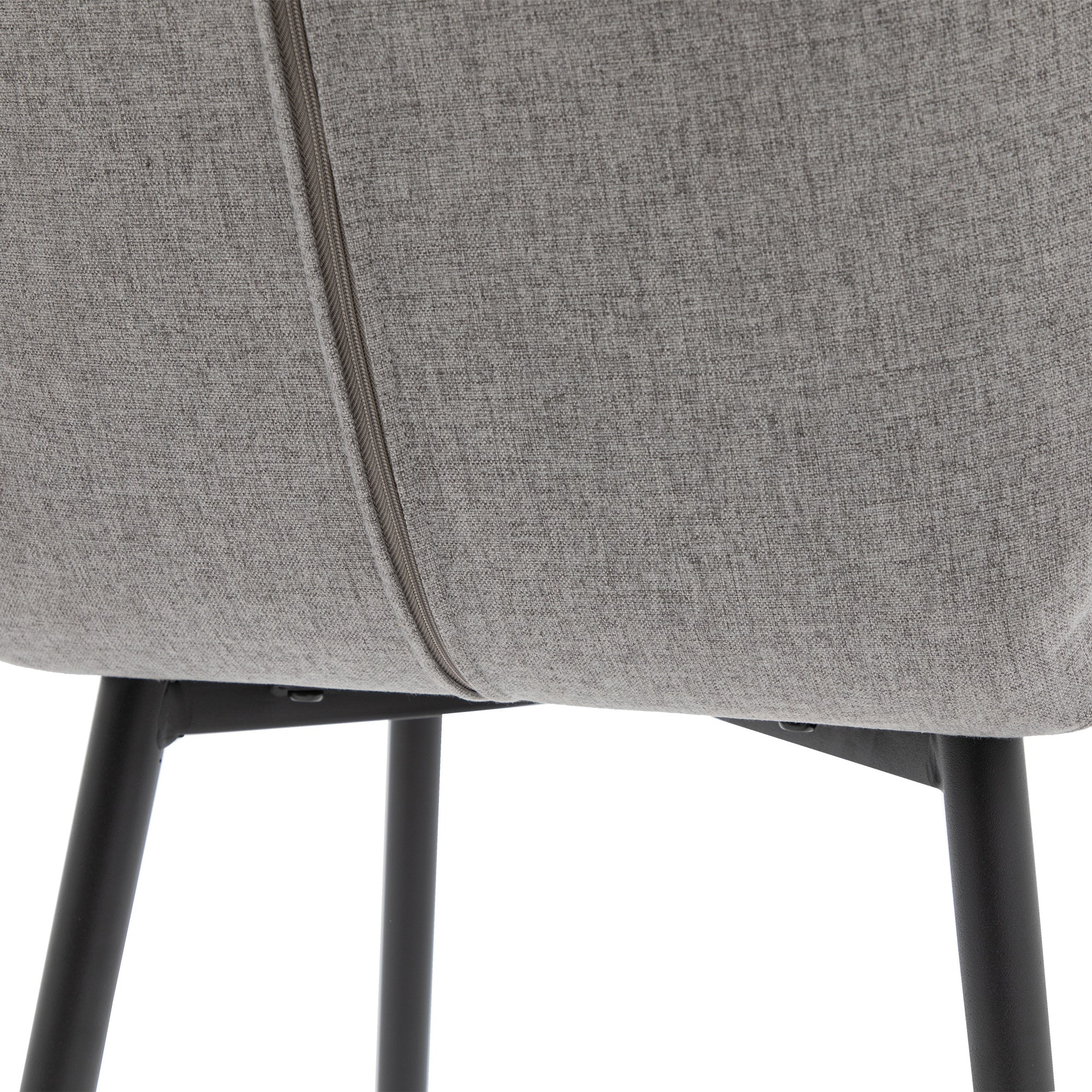 Amos Manford Dining Chair Light Grey (2pk)