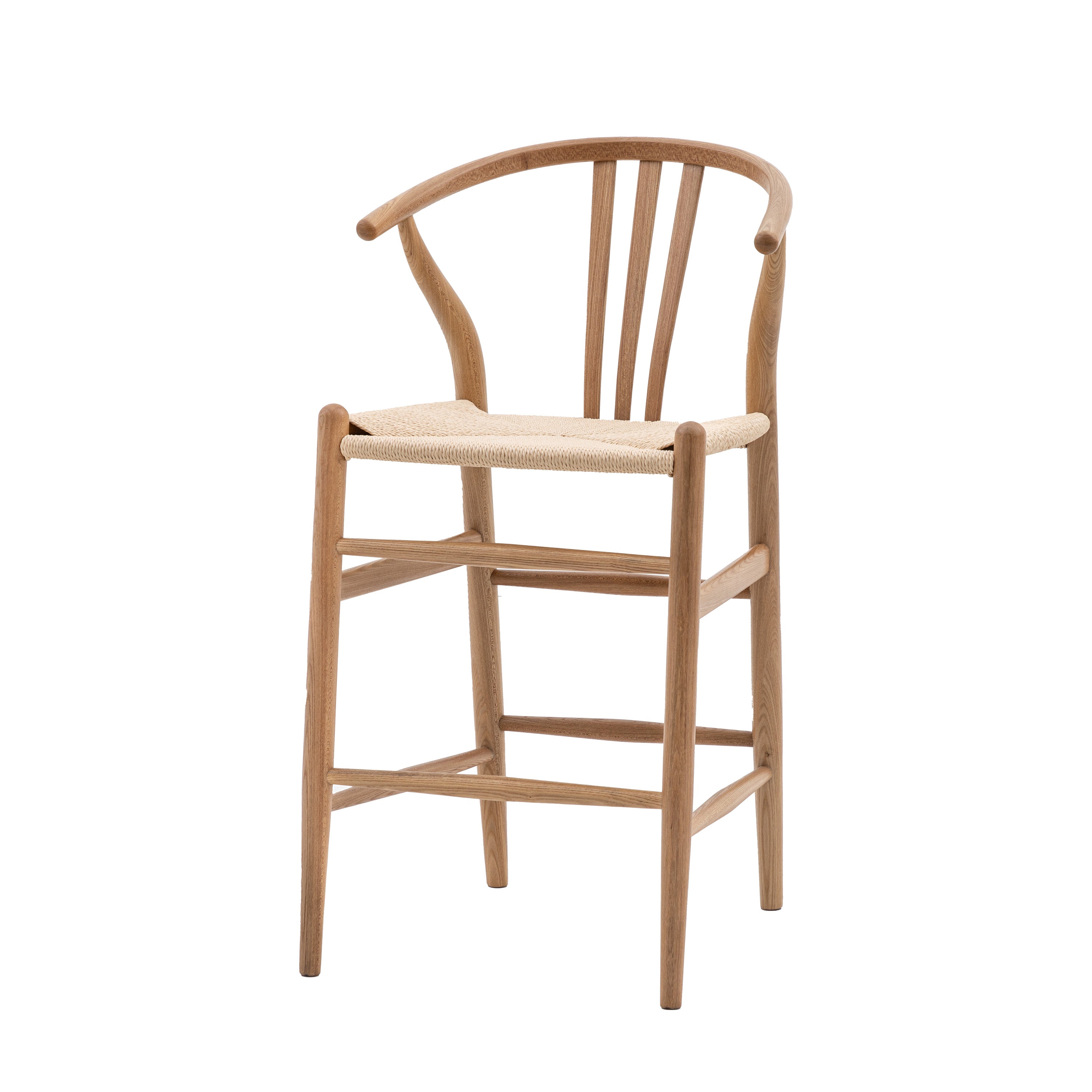 Amos Whitney Bar Stool Natural (2pk)