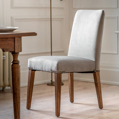 Amos Highgrove Chair Dove Velvet (2pk)