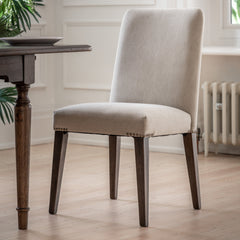 Amos Madison Chair Cement Linen (2pk)