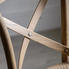 Amos Cafe Stool Natural/Rattan (2pk)