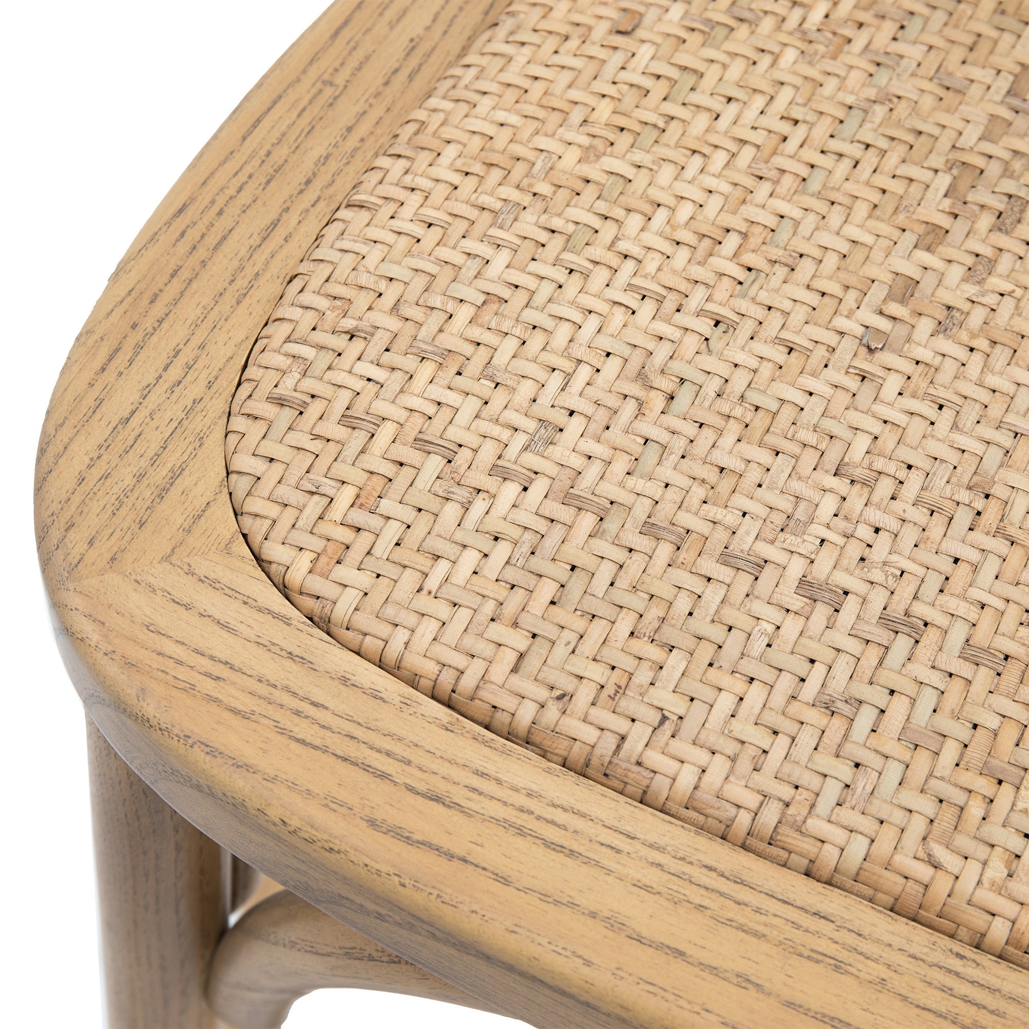 Amos Cafe Stool Natural/Rattan (2pk)
